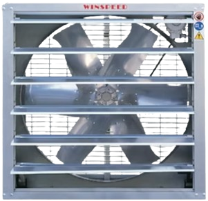 Galvanized industrial exhaust fan